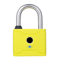 T1006D Smart Fingerprint Padlock Rechargeable Keyless 20 Fingerprints Waterproof Anti-theft Padlock Luggage Backpack Door Lock