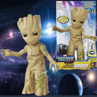 The Avengers Electric Dancing Groot Robot Guardian Of The Galaxy Action Figures Doll Collectible 28cm Model Children Toys Gift