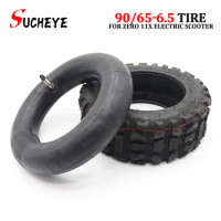 11 inch 90/65-6.5 Electric Scooter City Road Off-road Tire Inflatable Tubeless Tyre for Dualtron Thunder Speedual Plus Zero 11X