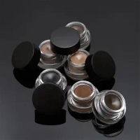 Private Label Eyebrow Pomade Brow Corrector Waterproof Long Lasting Creamy Tinted Sculpted Brow Gel with Brush Wholesale 10pcs