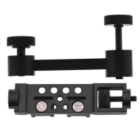 for DJI OSMO Mobile Gimbal Handheld Tripod Accessories Straight Extension Arm + CNC Universal Extension Bracket Mount