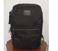 TUMI Second Alpha Bravo Dynamic Backpack Bag - Tas Ransel Pria - Black