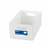 【KEYWAY 聯府】白色里可13號方塊收納置物盒-6入(收納籃 整理盒 文具盒 玩具籃 TLR13)