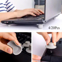 4/20Pcs Plastic Accessories Non-slip Desk Pad Laptop Stand Notebook Cool Feet Dissipate Heat Computers Holder