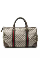 Gucci Pre-Loved Vintage Web Travel Boston
