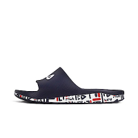 Fila Sleek Slide Premium [4-S324X-331] 男女 拖鞋 滿版字底 防水 海灘 深藍