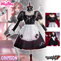 Identity V Crimson Priestess Cosplay Costume Game Identity V Fiona Gilman Cosplay Crimson Halloween Carnival Party