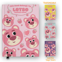 Buku Catatan Toy Story 7 Lotso Bear Hardcover Agenda Diary Notebook Hardcover Jurnal Custom Nama A5