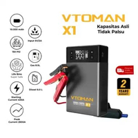 Vtoman X1 Jump Starter Aki Mobil Motor PowerBank 10000mah 32Wh Portable Car jumper aki powerbank cas