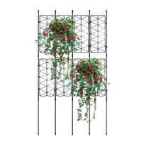Plant Support Trellis Garden Lattice Stake Plant Support Frame Gardening Supplies Garden Trellis For Cucumbers Tomatoes Clematis