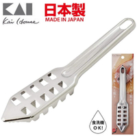 asdfkitty*日本製 貝印 不鏽鋼刮魚鱗器/刮魚鱗刀-一體成型好清洗-正版商品
