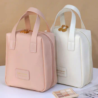 Cosmetic bag shell handheld cosmetic bag large capacity high value travel portable cosmetic organizer bag wash cosmetic bag