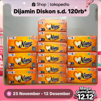 TISSUE NANO 180sheet 2ply, PAKET ISI 10pack Tisu lembut mendunia tisu toilet & tisu basah