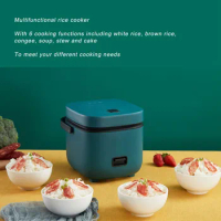 1.2L Mini Rice Cooker Electric Rice Cooker Multifunctional 1.2L Small Travel Rice Cooker Keep Warm F