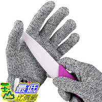 [107美國直購] 防切手套 防割手套 NoCry Cut Resistant Gloves with Grip Dots for Kids High Performance Level 5 Protection