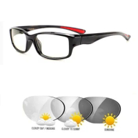Vazrobe Anti Blue Light Photochromic Reading Glasses Male Women TR90 +100 150 Outdoor Magnify Eyeglasses Frame Men Transition