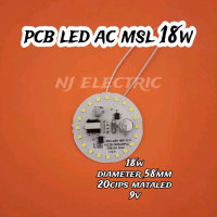 PCB LED AC MSL 18W+kabel harga 1 paket isi 10pcs