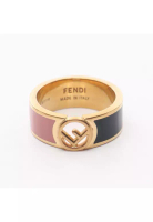 Fendi Pre-Loved Fendi F Is fendi ring ring GP gold pink Dark green