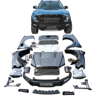 Car Front Bumper Facelift Wide Conversion Bodykit for Ford Ranger Upgrade F150 for Raptor 2012 2019