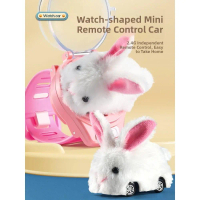 Cute Rabbit Watch Children's Toy Remote Control Plush Baby Girl 3 Years Old Kindergarten Boy 6 Years