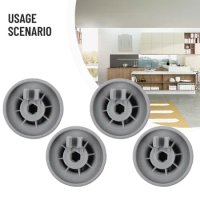4*Wheels For BOSCH Dishwasher Rack Basket Vacuum Cleaner Replacement ABS DURABLE Wheels Cleaning Cleanup Accessories