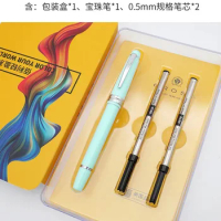 Blue Ballpoint Pen CROSS Bailey Light Polished Resin with Refills Business Office Pen Student School Stationery Supplies NB504