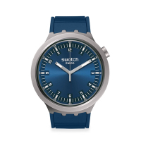 Swatch BIG BOLD IRONY系列手錶 INDIGO HOUR (47mm) 男錶 女錶 瑞士錶 金屬錶