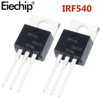10pcs MOSFET Transistor IRF540 TO-220 Power MOSFET New Original