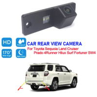 170° HD Waterproof Car Vehicle Rear View Reverse Camera For Toyota Sequoia Land Cruiser Prado 4Runner Hilux Surf Fortuner SW4