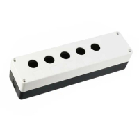 Waterproof Industrial 5 Holes Control Switch Box With Insulation Push-button Box Electrical Equipment Supplies Switches