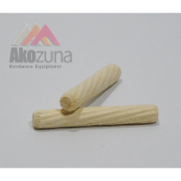 DOWEL KAYU ULIR 6 X 40 PEN KAYU DOWEL SAMBUNGAN KAYU 100 PCS