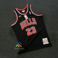 <822>[Mitchell Ness] Men S New Original 1997-98 Nba Finals Chicago Bulls 23 Michael Jor-dan เสื้อวิน