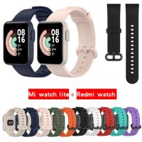 10 Colors Silicone Wrist Sport Strap For Xiaomi Mi Watch Lite Smart Watch Replacement Bracelet Wristband For Redmi