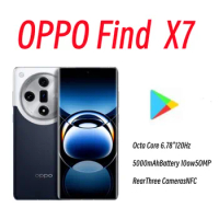 Official New OPPO Find X7 5G SmartPhone Dimensity 9300 Octa Core 6.78" 120Hz 5000mAh Battery 100W 50MP Rear Three Cameras NFC