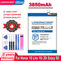 LOSONCOER 3850mAh HB396286ECW Battery For Huawei Honor 10 Lite 10i 20i POT-L21 POT-AL00 Pour P Smart 2019 Battery Nova Lite 3