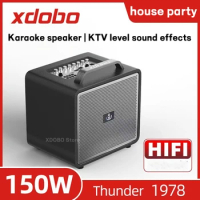 XDOBO Thunder 1978 Thunder 150W Ultra Power Outdoor Caixa de som Bluetooth Speaker Karaoke Instrument Sound System Home Party