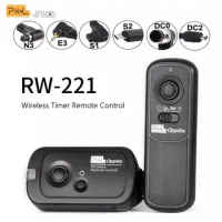 Pixel RW-221 Wireless Shutter Release Timer Remote Control (DC0 DC2 N3 E3 S1 S2) Cable For Canon Nikon Sony Camera VS TW283 RC-6