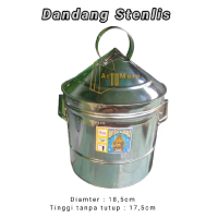 Dandang uk.1kg Stenlis /Dandang kukus/Dandang masak nasi