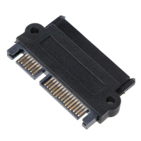 SFF-8482 SAS อะแดปเตอร์ปลั๊ก RAID ฮาร์ดดิสก์ไดรฟ์, 22 พินเป็น 7 พิน + 15 พิน SATA