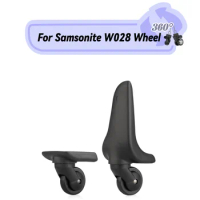 For Samsonite W028 Smooth Silent Shock Absorbing Wheel Accessories Wheels Casters Universal Wheel Replacement Suitcase Rotating