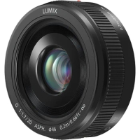 Panasonic LUMIX G II Lens, 20MM, F1.7 ASPH, MIRRORLESS Micro Four Thirds, H-H020AS