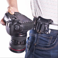 For Canon 600D 700D 650D for Nikon D5300 D7000 D800 Camera Quick Strap Holster Hanger Waist Belt Buckle Button Mount