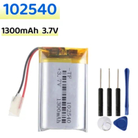 102540 New Battery 3.7v, 1300mah, 102540 polímero de lítio/bateria de íon-lítio para brinquedo, powe