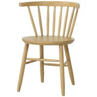 ◆實木餐椅 NUTS-W TW LBR 橡膠木 NITORI宜得利家居