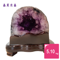 【晶辰水晶】5A級招財天然巴西紫晶洞 5.1kg(FA201)