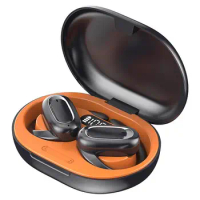 T35 Wireless Ear Clip Bone Conduction Headphones Wireless Blutooth 5.3 Mini Headset Clip Earbuds Sport Running Earring Earphone