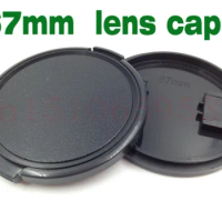 10pcs 67mm Snap-On Lens Front Camera Lens Cap Cover without rope for 67mm lens filter DSLR Lens Protector