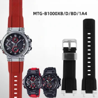 Watches Accessories Bracelet for Casio MTG-B1000G1000 Series Watchband Rubber Strap Man Watch Band Silicone Bottom Men Belt