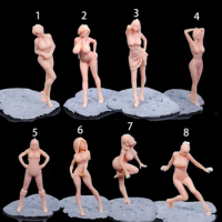 1/87 1/64 Figure Sexy Beauty Resin Miniature Garage Kit 1:43 Mature Women Model Need To Be Colored By Yourself Number 175