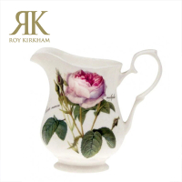 【英國ROY KIRKHAM】Redoute Rose 浪漫淺玫瑰系列500ML骨瓷牛奶罐(英國製骨瓷杯)